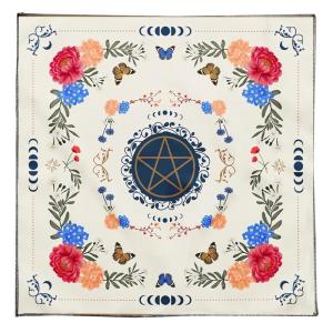 Tarots Tablecloth Eye Moon Pattern Astrology Altars Cloth Divinations Card Table Cloth Tapestry Witchcrafts Supply