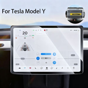 Scratch Resistant Anti Glare Dashboard Navigation Screen Protector Clear Tempered Glass Screen Protector for Tesla Model 3