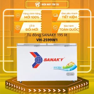 [MỚI 100%] VH-2599W1 - Tủ Đông Sanaky 195 lít VH-2599W1 - GIAO TOÀN QUỐC - FREESHIP HCM