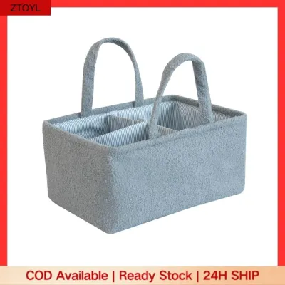 【Fast Delivery | Local Stock】 Felt Baby Diaper Caddy Organizer Bag Baby Diaper Bag Baby Shower Gift Nursery Storage Basket