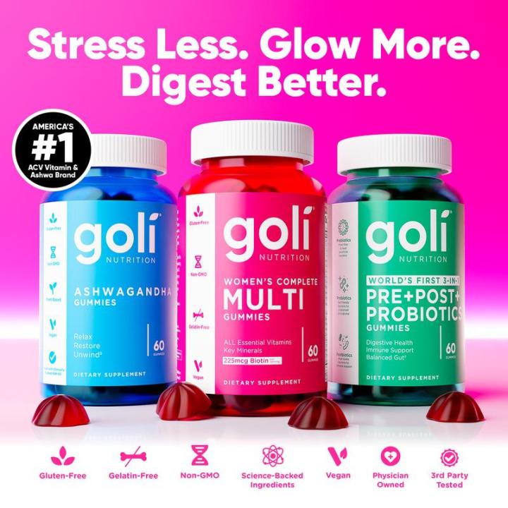 Stress Less, Glow More, Digest Better Bundle - World's First 3-in-1 Pre ...