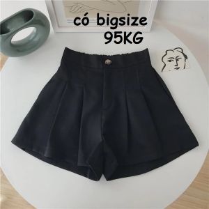 Quần Short Nữ Ly Phồng có siêu big size 95kg Vải tuyết mưa dày đẹp cao cấp