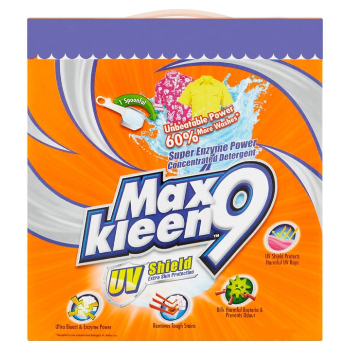 Max Kleen 9 Concentrated Super Enzyme UV Shield Detergent (3.2kg) Lazada