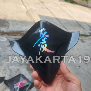 VISOR BEAT FI BEAT ESP BEAT DELUXE TAHUN 2016-2021 ANTI PECAH FREE DOUBLE TAPE PNP WARHA HITAM WINSIL BEAT FI WINDSHIELD HONDA BEAT ESP DELUXE FI
