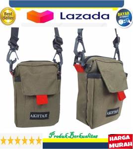 Tas Hp Selempang Kecil Mini Pria Gantung Leher Simple Keren Untuk HP Dan Uang Distro Ori Terbaru Murah Bayar di Tempat