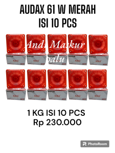 AUDAX AX 61W MERAH ISI 10 PCS TWEETER INAP WALET