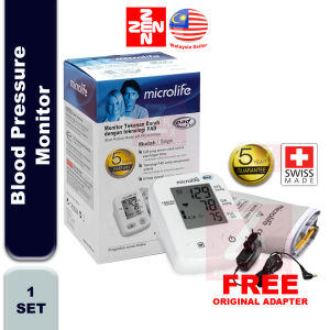 Ready-made inventory  [Model: BPA2C] Microlife Blood Pressure Monitor (FOC original adapter & 5 years warranty)