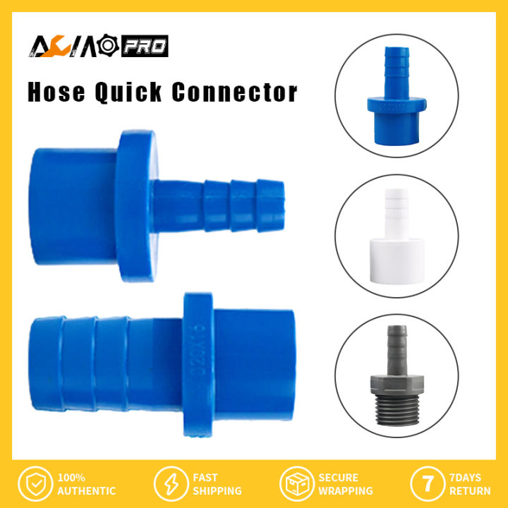 AumoPro 1PC PVC Hose Quick Connector PVC Pipe Adapter 20/25/32mm To 8