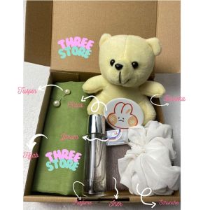 Paket Hadiah Cewek Isi Aksesoris Lucu / Hampers Hijab Ulang Tahun / Parsel Kado Hijab Wanita