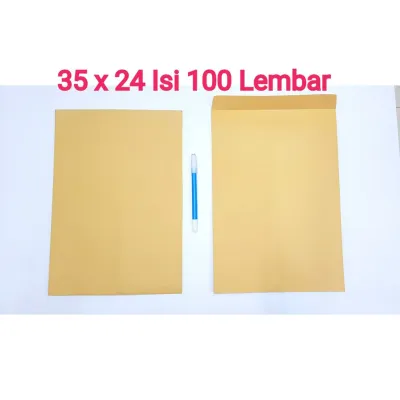 Amplop Coklat Folio ( Isi 100 Lembar )