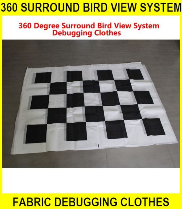 Fabrics Car Camera Correction Calibration Cloth For 360 Degree Surround