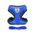 Adjustable Breathable Vest Style Pet Harness and Leash Set Comfort Wearable Outdoor Walking Traction Kit Flexible Size Fits Puppy Dog Cat Safe Sturdy Daily Outdoor Travel Walking Training Accessories. 
