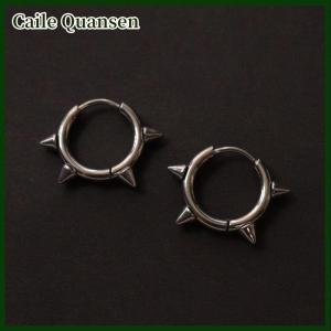 Caile ต่างหูแฟชั่นแนวพังค์ต่างหูผู้หญิงต่างหูฮิปฮอปทรงเรขาคณิต
