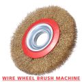 Mata Gerinda Sikat Kawat Plat Diameter 4 Inch/ 100mm Bisa Untuk Menghaluskan Circular Wire brush. 