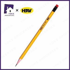 1Pcs HBW Yellow Pencil 001 Graphite Pencil Drawing Writing Pencil School And Office Stationery