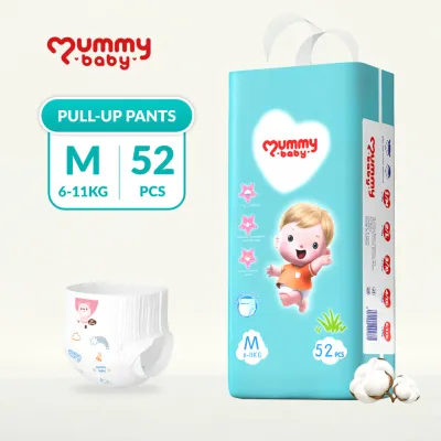 Mummybaby Pull-up Pants pants 50 pcs /pk Bundle Pack S Large Size Medium XL XXL XXXL Tape All size Unisex Ultra thin and dry Breathable Diapers#NS001#NS002#NS003#NS004