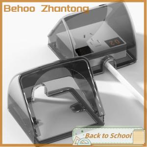 Behoo 86 Type Outdoor Socket Protective Cover Bathroom Electric Plug Waterproof Cover Power Outlet Rainproof Box Electrical Supplies
