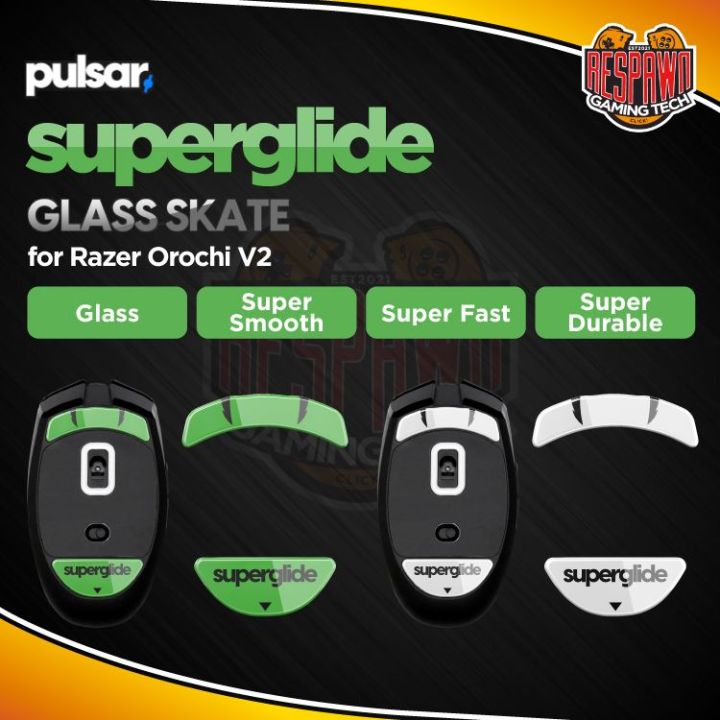 Pulsar Click Razor Pulsar Superglide Glass Skates For Razer Orochi V2 | Lazada