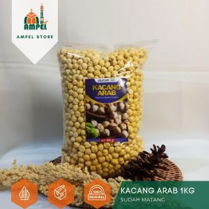 Kacang Arab 1kg Matang Renyah Gurih Enak Untuk Oleh-oleh Haji & Umroh