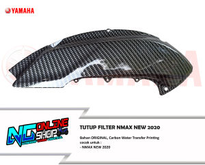TUTUP FILTER YAMAHA NMAX N MAX NEW 2020 CARBON KARBON ORIGINAL YAMAHA