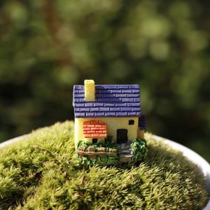 CHAMPIONBABY Dollhouse Cute Micro Landscape Villa Castle House Figurines Ornaments Fairy Garden Decoration Miniature