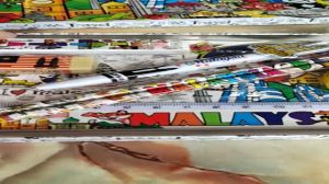 [Stationery Set] Malaysia Souvenir CHILDREN Stationery Set with Metal Casing