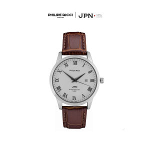 PhiLipe Ricci JPN Jam Tangan Pria 100% Original Japan Movement Anti Air Analog Tanggal Aktif Model Kasual Simpel Garansi Resmi 6244L Water Resist 5 Atm Free Set Box Premium