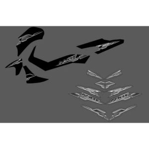 Stiker Striping Transparan NMAX 155 New Desain Minimalis - Striping UV Transparan Yamaha NMAX 155 New Connected - SNXF-UV - GSI
