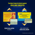 Unilab Decolgen Forte 100 Tablets - Powerful Relief from Cold & Sinusitis Symptoms. 