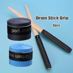 2Pcs Drumstick Grip Tap / Drum Stick Sweat Absorption Tape / Anti-Slip Drum Stick Wrap Tape