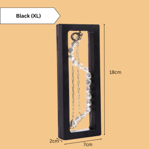 Ready Stock TPE Jewellery Display Box Transparent Organizer Elastic Storage Dustproof Kotak Permata Hadiah Brooch Butang 3D Cincin Rantai Travel Bracelet Necklace Earring Accessories Habib Diamond Anti-Oxidation Portable Murah Film Kerongsang Waterproof