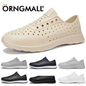 ORNGMALL Women and Men Sandal Jelly Shoes Summer Garden Shoes Beach Hollow Mules Clogs Candy Color Sandals Waterproof Beach Sandals Size 36-45