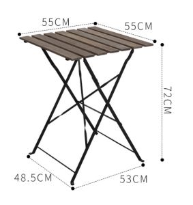 Bộ bàn ghế gỗ Tarno gấp gọn làm việc văn phòng đa năng - Bàn gấp Tarno và ghế tựa gấp ngoài trời