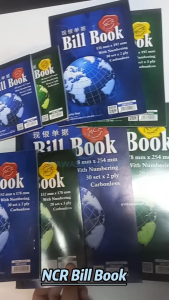 NCR Bill Book / Buku Resit / Receipt Book / Resit Book / Buku Bill / Bill Book Carbonless (2PLY / 3PLY)
