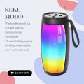 ZQS1202 Desktop Mini Portable Wireless Bluetooth Speaker Subwoofer FM Radio with Rainbow LED Light. 