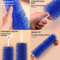 48cm Long Fan Dusting Brush Bendable Fan Cleaning Brush Multi-purpose Fan Dust Removal Brush. 