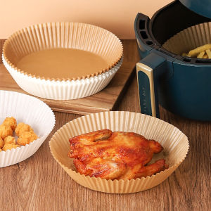 [SG Stock] 50/100Pcs Square Air Fryer Paper Tray Air Fryer Disposable Paper Liner Oilproof Baking Paper Air Fryer Oilproof Parchment Paper Air Fryer Liners CNY Gift Present