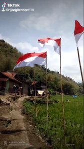 [20 PCS ] BENDERA MERAH PUTIH 110X70CM