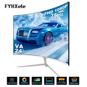 FYHXele  pc monitor 19/22/24/27 inch computer ips monitor 60Hz/100Hz/180Hz Full HD LCD Display Screen Office Home gaming monitors support hdmi wall mounting For PC