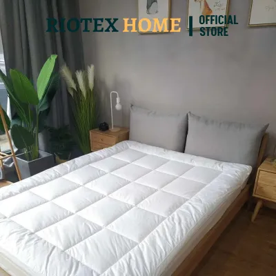 Topper Làm Mềm Nệm Hàng A Cao Cấp Chuẩn 5 Sao RIOTEX Microfiber Kháng Khuẩn Dày 7cm Nhiều Kích Thước