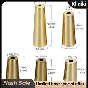 [Kliniki] Foot Solid Brushed Iron Table Chair Cylinder Cap Protect Decor Bottom Safe Pad
