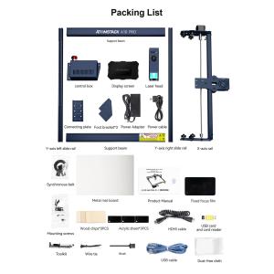 💥【รับประกัน 10 ปี】【จัดส่งฟรี】ATOMSTACK A30 Pro เครื่องแกะสลักเลเซอร์ เครื่องเลเซอร์แกะสลัก เครื่องตัดเลเซอร์ เครื่องตัดด้วยเลเซอร์ ด้วยแพ็คเกจ F30 Pro Air Assist(รองรับการควบคุมโทรศัพท์มือถือ)สามารถสลักพลาสติก ไม้ สแตนเลส อะคริลิค Laser Engraver