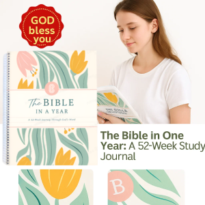 52 Week Bible Journal for YearRound Adults and Students Spiritual Growth Devotional Life Habits Scripture Meditation52周圣经本