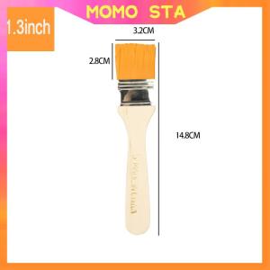 MOMO Nylon Brush Glue Oil Brush Painting Clean Brushes With Wooden Handle Stationery