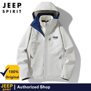 Jeep Tinh Thần 3-Trong-1 Có Thể Tháo Rời Những Người Yêu Thích Áo Khoác Lót Lông Cừu Và Dày Windproof leo núi chống nước Leo Núi Phù Hợp Với khối màu Cho Nam Giới