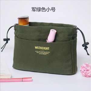 WE03 - KOREAN DUAL BAG IN BAG ORGANIZER POUCH TAS KOSMETIK MULTIFUNGSI IMPORT MURAH SIZE SMALL MEDIUM