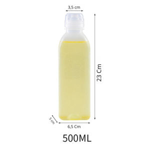 Botol Minyak Saus Anti Tumpah 500ml & 300 ml Botol Saos Kecap Dengan Tutup Fliptop Multifungsi Botol Portable Plastik Tebal Transparan Anti Tumpah Perlengkapan Dapur Serbaguna HHG
