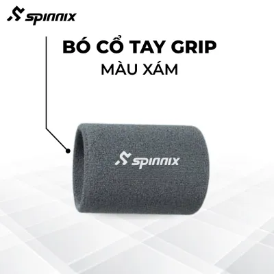 Băng tay thể thao Spinnix Snow cotton dày thấm hút mồ hôi cổ tay pickleball cầu lông tennis fitness