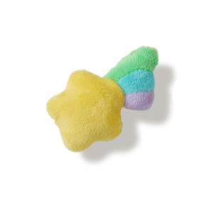Jibbitz  Charm ตุ๊กตาผ้ากำมะหยี่ หัวเข็มขัดรองเท้า Meteor Rainbow Pig Dolphin การ์ตูนรองเท้า อุปกรณ์เสริม จิ๊บบิท ตัวติดรองเท้า