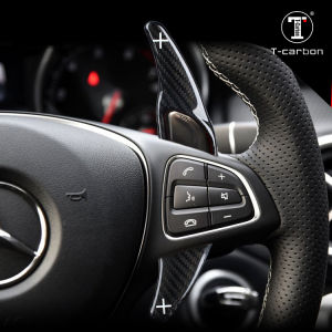 Carbon Fiber Sport Paddle Shifter Extender for Mercedes Benz Cla/Gla/C/E/Glc 2017-2020